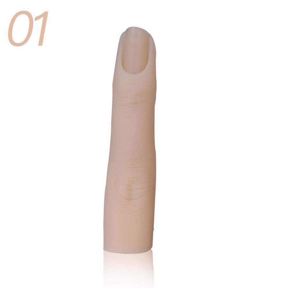 Roc-Electron (1) Silicone Nail Practice Hand Model - Manicure Tool