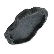 Reptile Rock Futter- & Wasserschale für Schildkröten & Echsen grünes langlebiges Harz 15cm