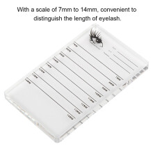 Lash Grafting and Storage Board for False Eyelashes Extension Measuring Tool