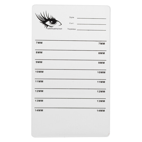 Lash Grafting and Storage Board for False Eyelashes Extension Measuring Tool 1