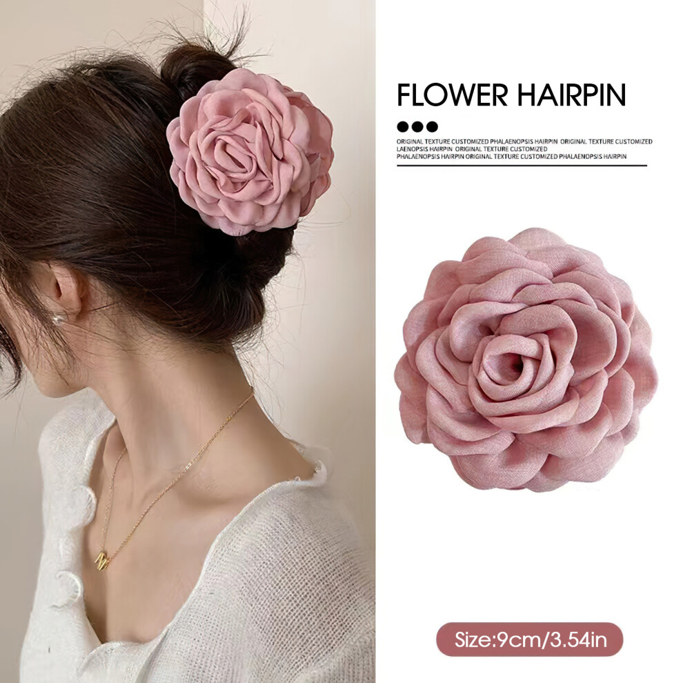 Reach-Tools (2) Flower Hair Claw Clip For Women & Girls