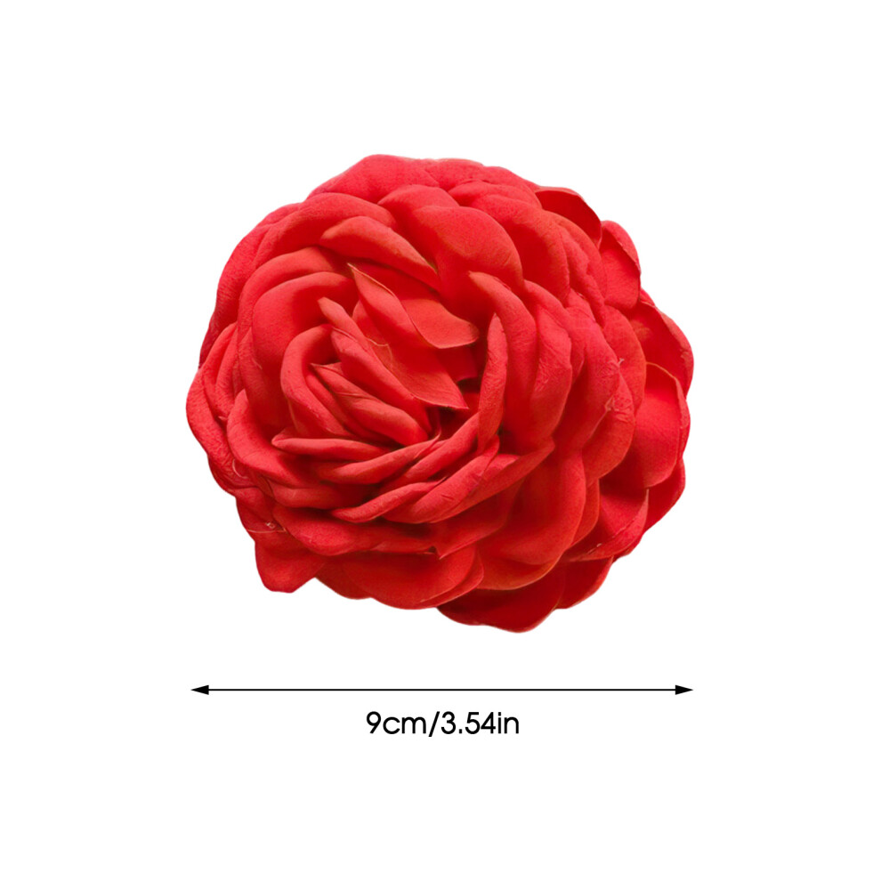 Zhouq-Outdoors (1) Floral Hair Claw Clip For Women & Girls