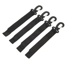 4 Pcs Adjustable Nylon Boat Paddle Clips for Kayak Canoe Oar Holder