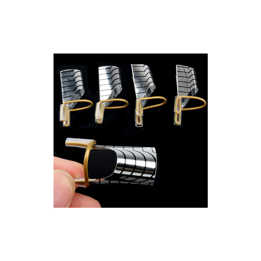 Roc-Electron Reusable Acrylic Nail Art Forms (10X)