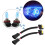 Pair Conversion Connector Wiring for H11 H8 Headlight Fog Light Socket 9