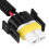 Pair Conversion Connector Wiring for H11 H8 Headlight Fog Light Socket 7