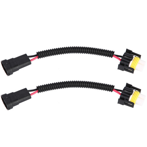 Pair Conversion Connector Wiring for H11 H8 Headlight Fog Light Socket