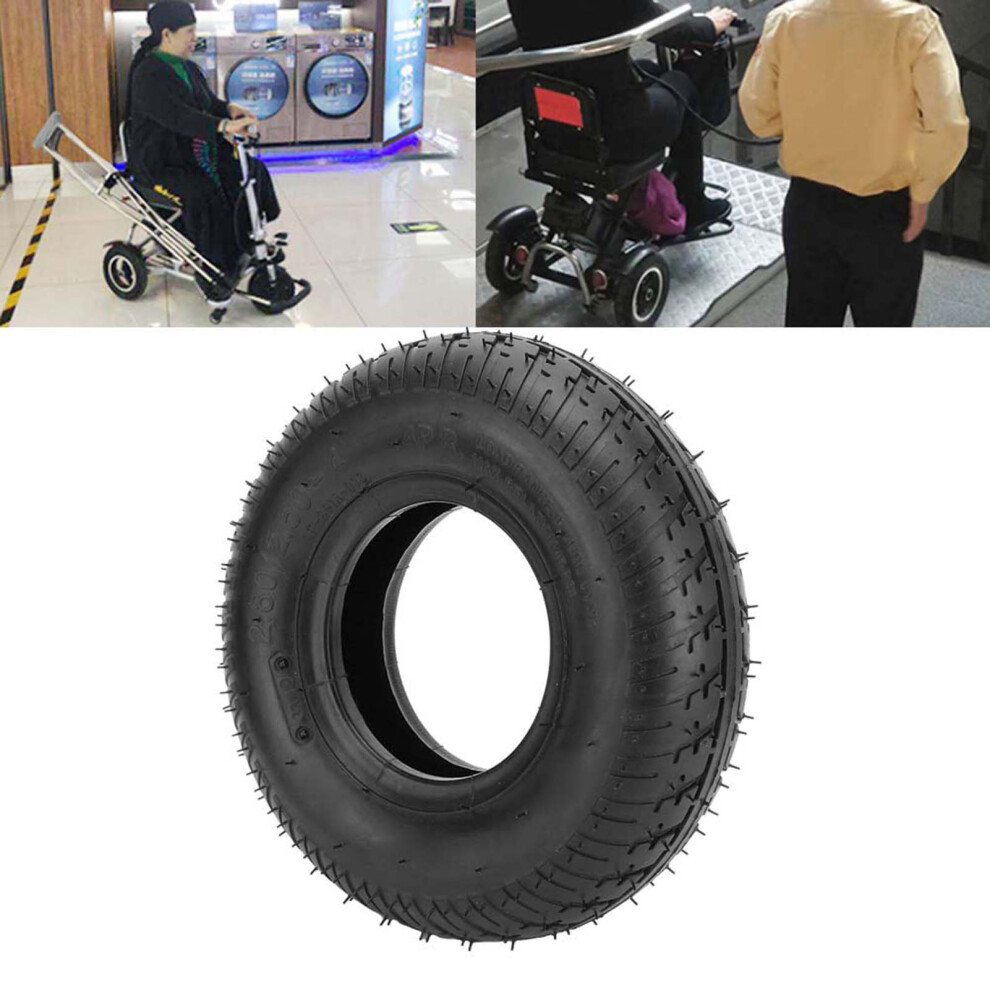 Mobility Scooter 2.80/2.50-4 Pneumatic Tire Replacement for Electric Wheelchair