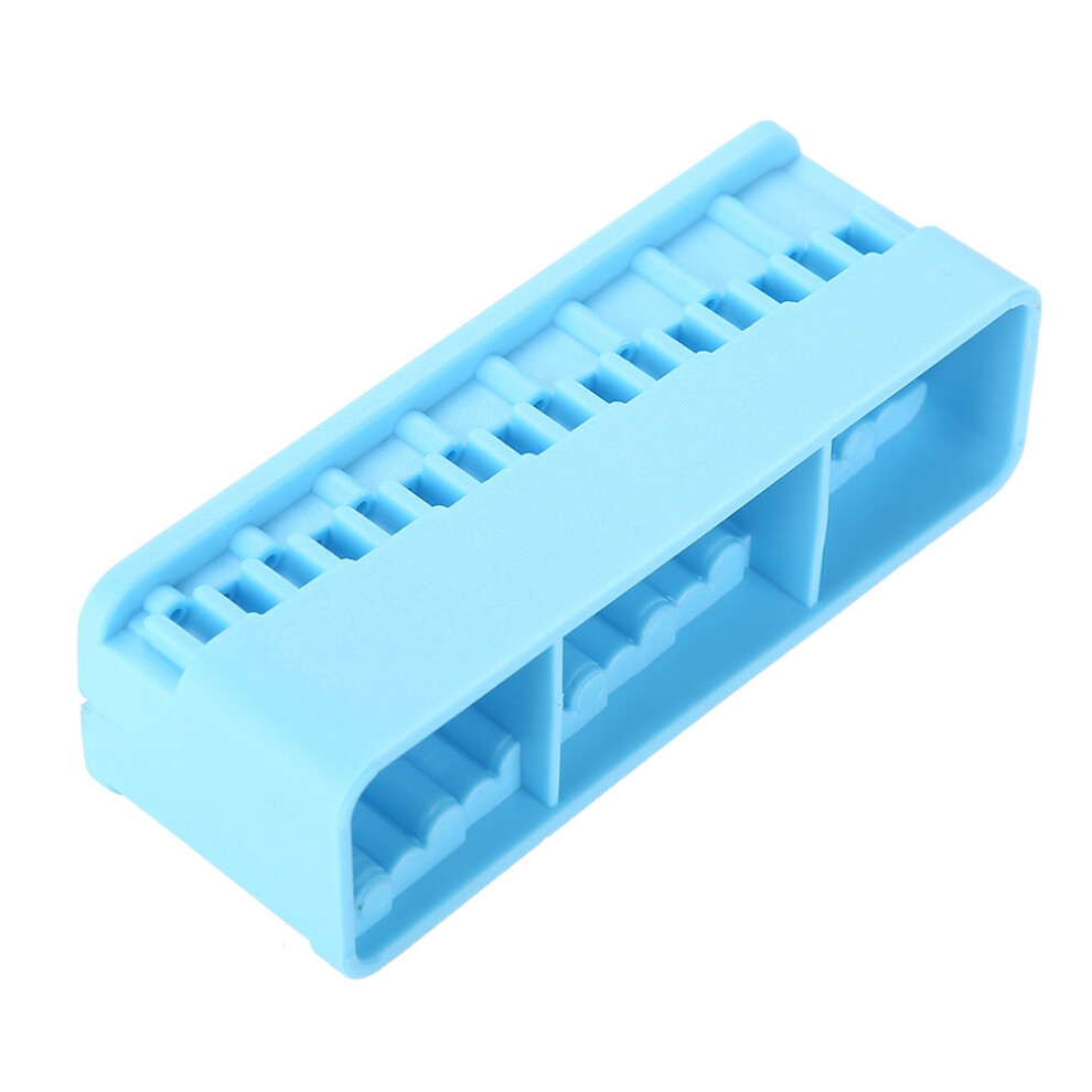 Sky Blue Dental Endo Block Files Measuring Tool, 9x2.7cm, Durable Plastic