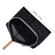 Leaf Skimmer Net Pool Cleaning Tool, Durable Mesh Rake with Adjustable Handle