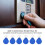 RFID 125KHz EM4100 Access Control Keychains 50pcs – Easy Setup Secure & Light 3