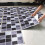 Durable 18pcs Mosaic Self-Adhesive Tile Stickers 10cm - Easy Application 4