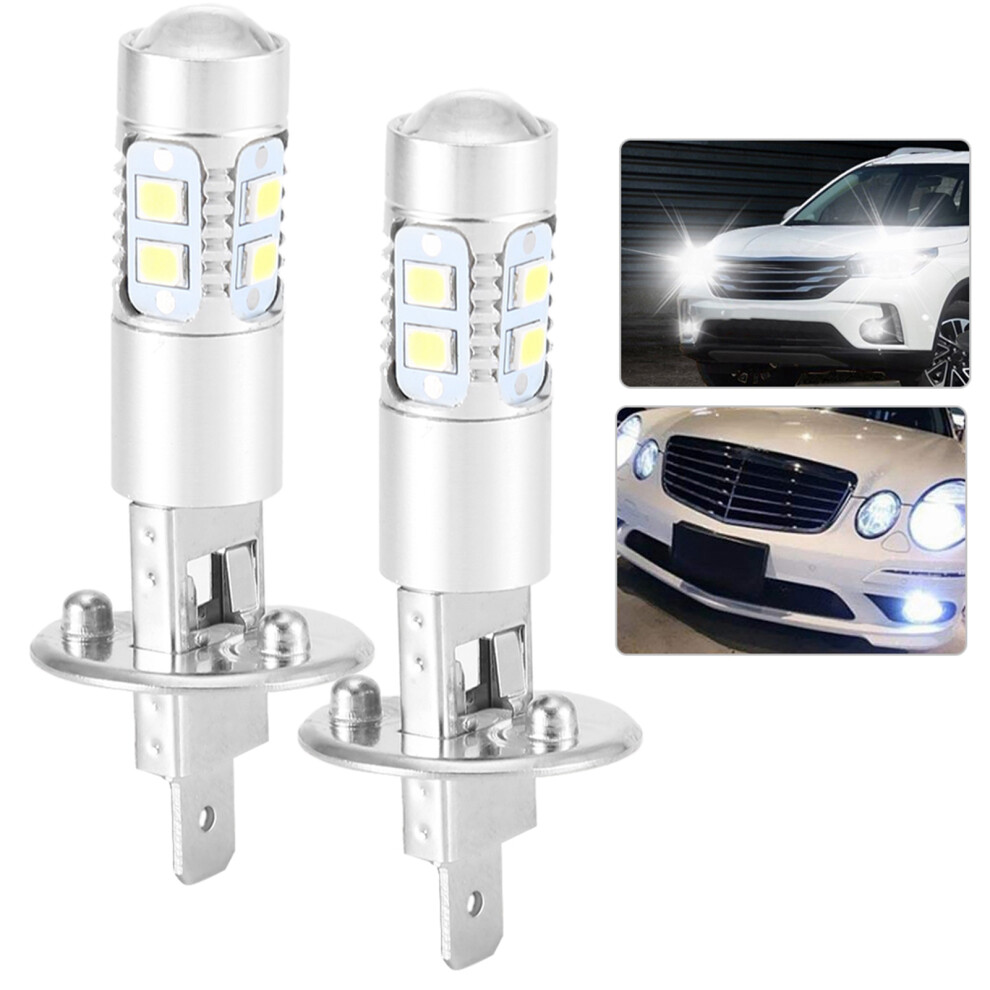 2X 6000K Super 3-5W Led Fog Lights, 1600Lm, 12V-28V White 4691389296632