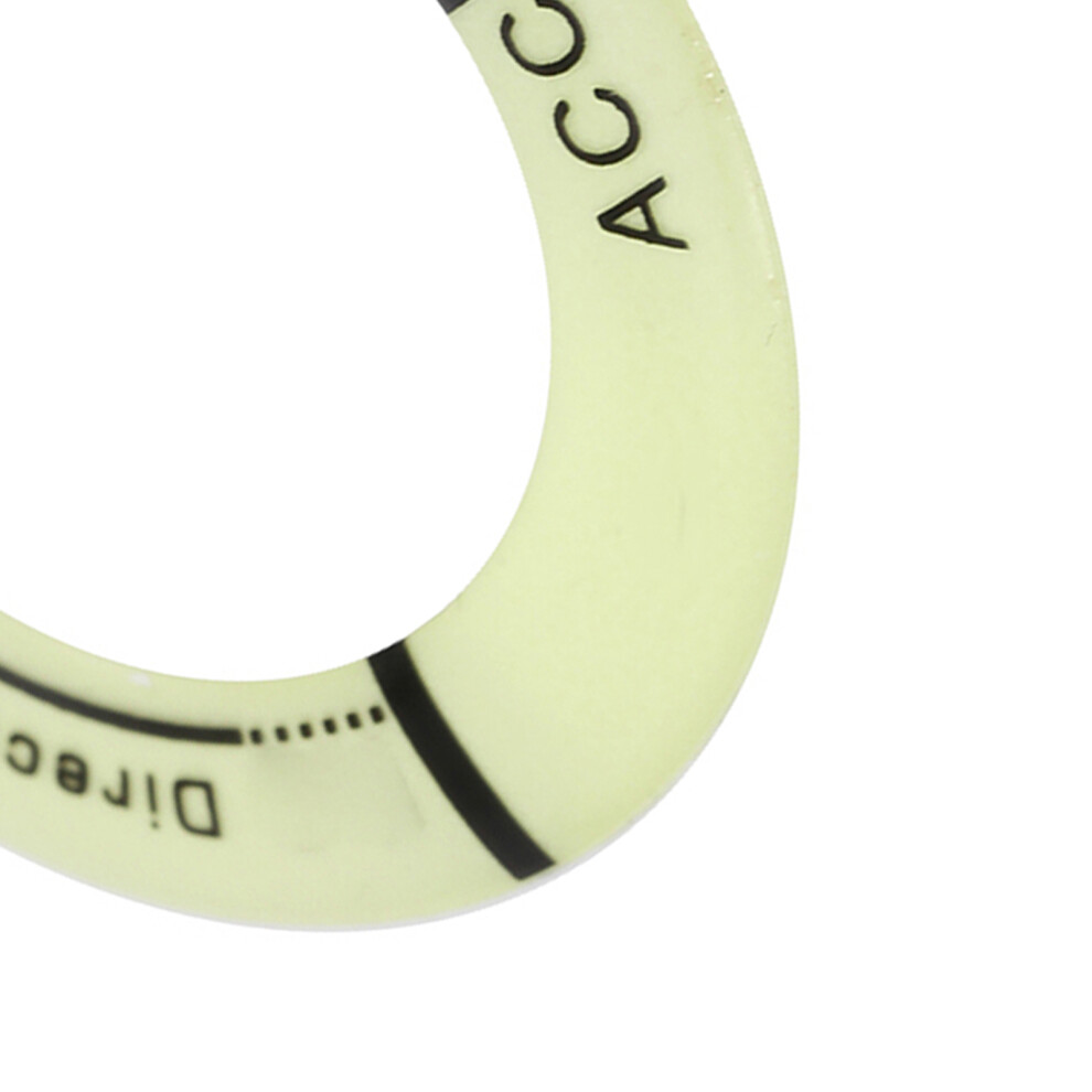 Car Motorcycle Luminous Ignition Switch Key Ring Cover - Universal Letter Black 7901393156851