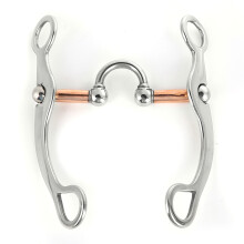 Stainless Steel Horse Bit 12-13mm Thick, 125mm Length, Silver & Copper