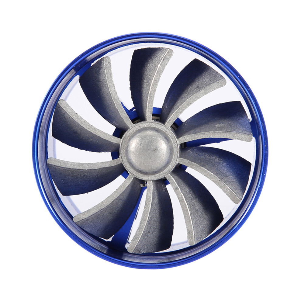 Car Turbo Air Intake Turbonator 64Mm Gas Saver Super Charger Blue 8491393157037