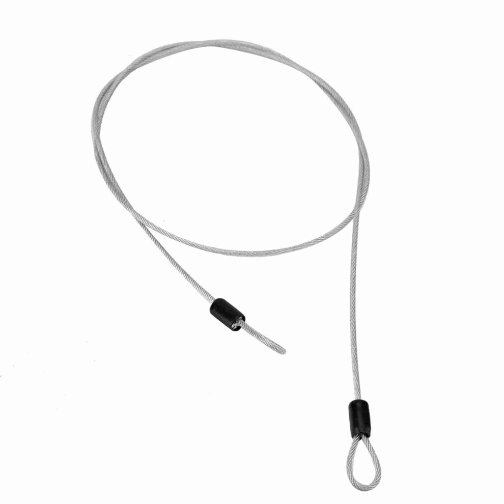 Cycling Steel Wire Lock With Plastic Loop, 100Cm, Silver 7641389298942