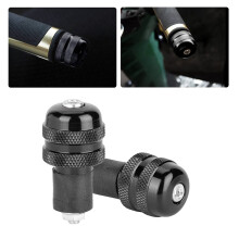 22mm Black Motorcycle Handlebar Grips Set – Durable Aluminum Alloy