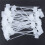 500Pcs Nylon Cable Tie Label Self-Locking Network Zipper Trim Wrap Ring  Label 3