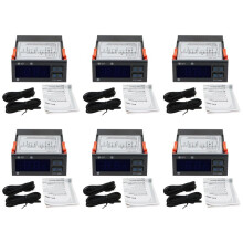 6X ETC-3000 Termoregolatore Frigorifero Termostato Regolatore Termoregolatore NTC Doppio Sensore 220V 40 % Off