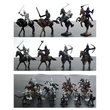 Statisches Mittelalter-Soldatenmodell Spielzeug 5-7cm DIY-Figur
