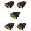 5X DVI 24 +1 (DVI-D) Buchse auf  Stecker Adapter 1