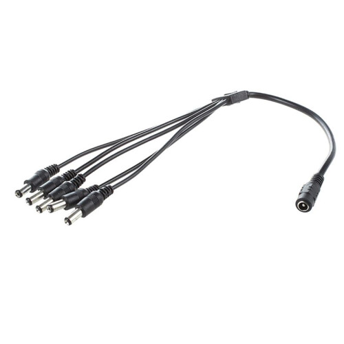 5X 9V Effect Pedal Power AC  Adapter US Plug W/ 5 Way Chain Splitte Cable