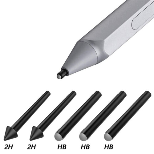 10 PCS Pen-Tip Stylus HB HB HB 2H 2H Replacement Kit for Surface Pro 7/6/5/4/Book/Studio/Go 1