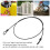 Steel Wire Bicycle Lock, 100cm, Black Portable Security Cable 6