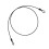 Steel Wire Bicycle Lock, 100cm, Black Portable Security Cable 12