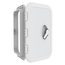 4X Durable Inspection Hatch Cover Marine Access Single Handle Anti Ultraviolet Boat Deck Plate Yacht 270X375mm