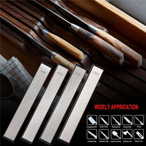 2X Diamond Sharpening Stone Set,Knife Sharpener System Sharpening Stones Sharpening Stones Blade Polishing Stones 2