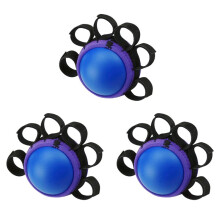 3X Hand Grip PU Finger Practice Hemiplegia Exercise Muscle Power Rubber Rehabilitation Training Gripper