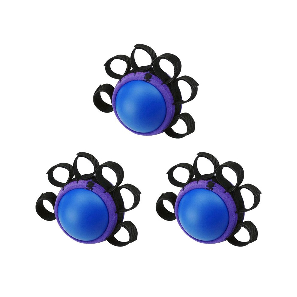 3X Hand Grip Pu Finger Practice Hemiplegia Exercise Muscle Power Rubber Rehabilitation Training Gripper Brecantia