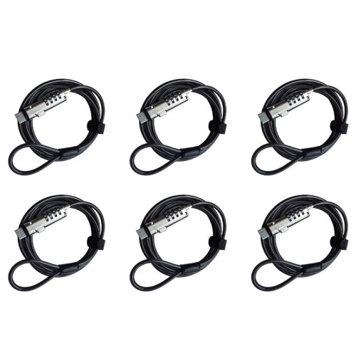 6X Security USB Password Anti-Theft Lock, Used for Anti Theft Function  Laptop, Tablet, Projector, TV