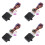 4X Auto Fold Unfold Side Mirror Rear View Mirror Folding Closer System Modules Universal Car 1