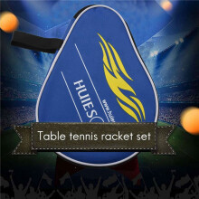 HUIESON 3 Piece Professional Pong Case Cover with Balls Bag or Table Tennis Rackets Bat Bag Oxford()