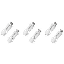 3X Toilet  Screws and Toilet Lid Screws Stainless Steel Top Fixing Hinges Screws, for Toilet  Replacement Parts