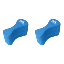2X Pull Buoy Swim Training Leg Float voor Volwassenen en Jongeren Zwembad Slagen en Kracht van Het Bovenlichaam EVA & BPA-Vrij, Blauw