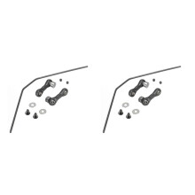 2X Jeu de Barres Stabilisatrices Arrière 7193 pour ZD Racing -10 DBX10 10421-S 9102 1/10 RC Voiture Pièces de Rechange Accessoires