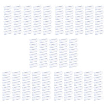 Wire Shelf Label Holders, 150 Pack Plastic Wire Shelf Label Clips with Label Paper Removable Wire Rack Label Holder