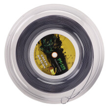 1,25 mm Polyester Tennis Racket Saiten 200 m Silber-Grau Doppelrippung
