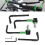 Motorcycle Handguard CNC Handlebar Protector Guard Green for Bikes 9