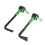 Motorcycle Handguard CNC Handlebar Protector Guard Green for Bikes 4