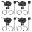 16 Pcs Momentary  Momentary Push Button  Off  12V 24V Surface Mount  Button 1
