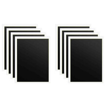 8 PCS Black Laser Engraving Marking Paper, 39X27cm Laser Color Engraving Paper for Metal, Glass, Ceramics