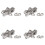 Stainless Steel 2mm Wire Rope Cable Thimbles Silver Tone 80 Pcs 1