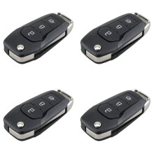 4X Car Remote Key 3 Button 433MHz 49Chip Fit for KA+ Modeo Glaxy S-Max 2014 2015 2016 DS7T-15K601-B