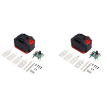 2X Battery Case+Lithium Battery Protective Board for 15-Cell Battery Tool Battery Case Circuit Board Kit