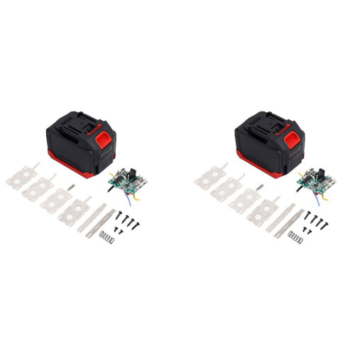 2X Battery Case+Lithium Battery Protective Board for  15-Cell Battery Tool Battery Case Circuit Board Kit
